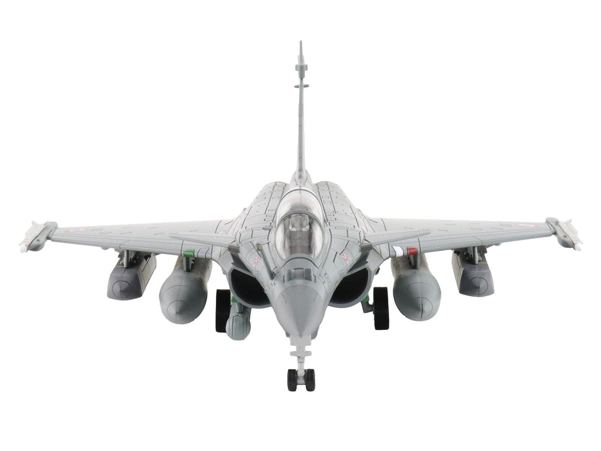 Dassault Rafale B Fighter Aircraft "113-IE/330 Libya" (2011) French Air Force "Air Power Series" 1/72 Diecast Model by Hobby Master-1