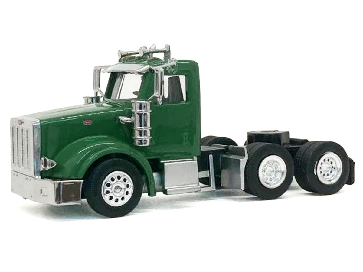 Peterbilt 367 Day Cab Green 1/87 (HO) Scale Plastic Model Car by HO Logistics-1