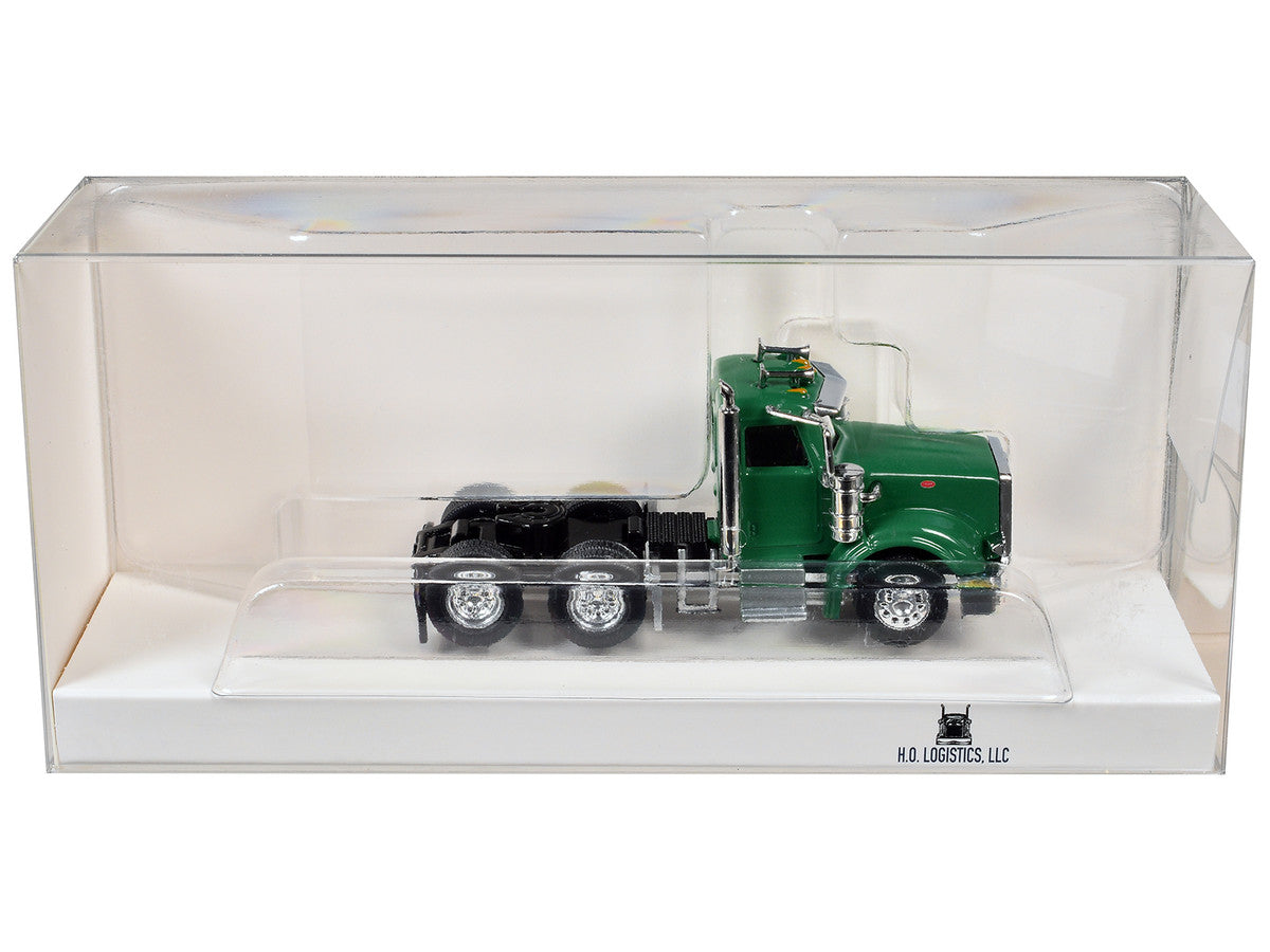 Peterbilt 367 Day Cab Green 1/87 (HO) Scale Plastic Model Car by HO Logistics-2