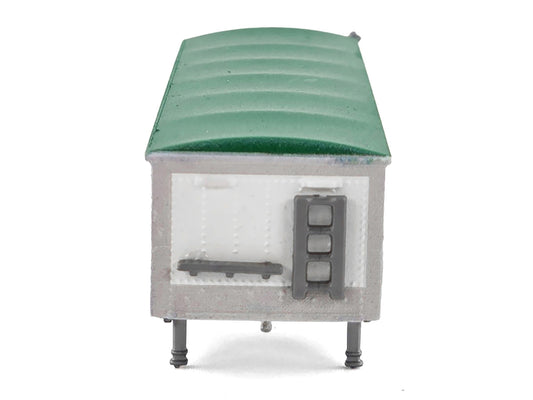 Covered Grain Trailer White with Green Tarp "SunGlo - Cargill" 1/87 (HO) Plastic Model Car by HO Logistics-0