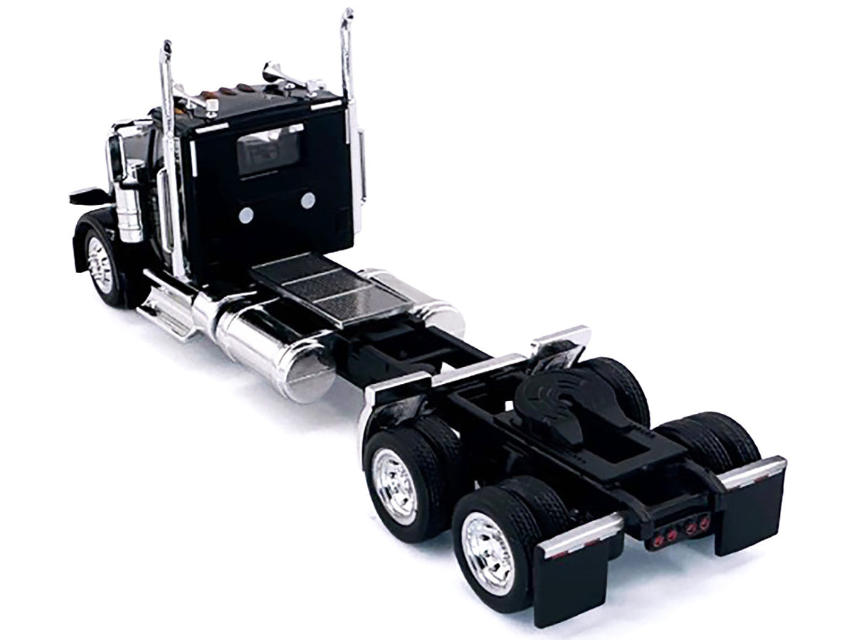 Peterbilt 589 2-Axel Day Cab Black 1/87 (HO) Plastic Model Car by HO Logistics-1