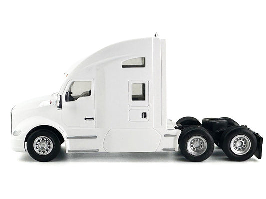 Kenworth T680 Sleeper Cab White 1/87 (HO) Plastic Model Car by HO Logistics-0