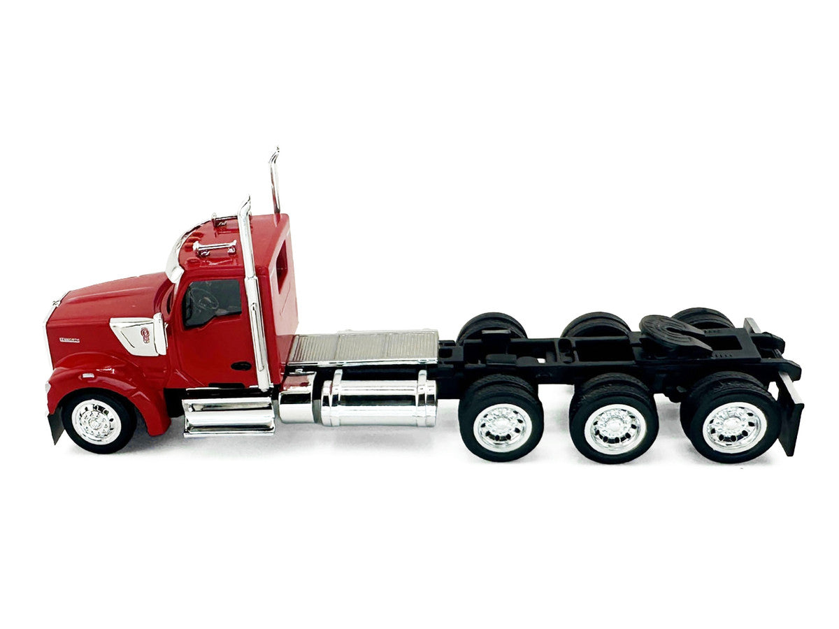 Kenworth W990 3-Axel Day Cab Red 1/87 (HO) Plastic Model Car by HO Logistics-0