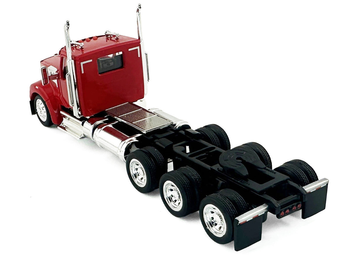 Kenworth W990 3-Axel Day Cab Red 1/87 (HO) Plastic Model Car by HO Logistics-1