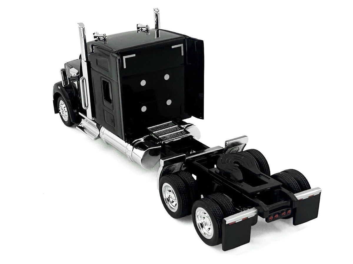 Kenworth W990 with Stand Up Sleeper Cab Black 1/87 (HO) Plastic Model Car by HO Logistics-3