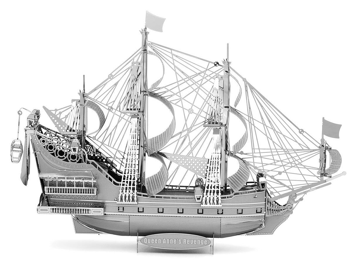 Model Kit Queen Anne's Revenge Ship (Challenging Difficulty) Steel Model by Metal Earth-2