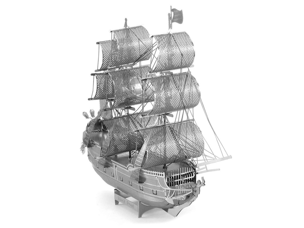 Model Kit Black Pearl Ship (Challenging Difficulty) Steel Model by Metal Earth-1