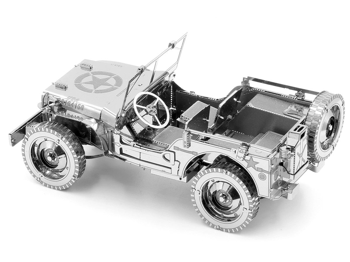 Model Kit Willys Overland Jeep (Challenging Difficulty) Steel Model by Metal Earth-1