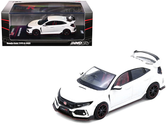 Honda Civic Type R (FK8) RHD (Right Hand Drive) White 1/64 Diecast Model Car by Inno Models-0
