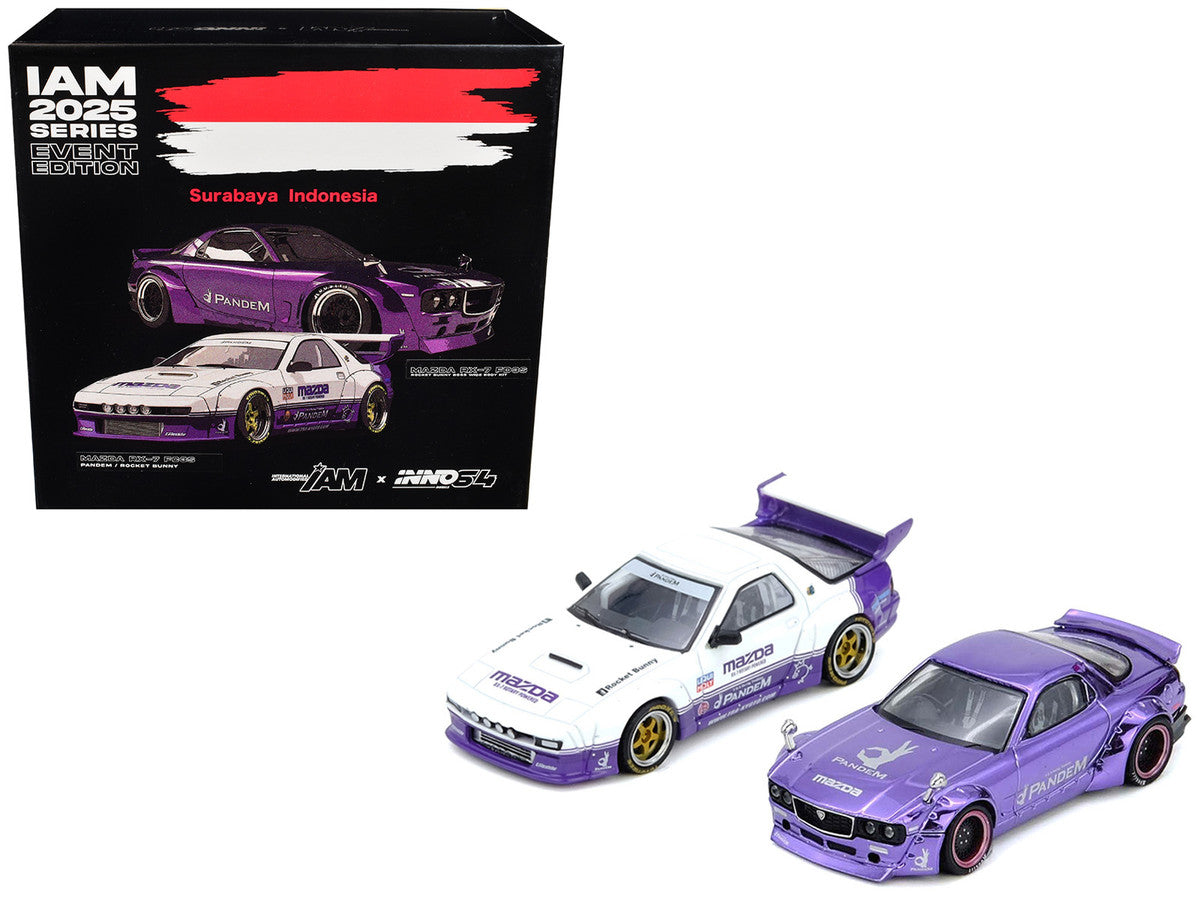 International Automotive Modified (IAM) "2025 Surayaba Indonesia" Box Set of 2 Pieces 1/64 Diecast Model Cars by Inno Models-4