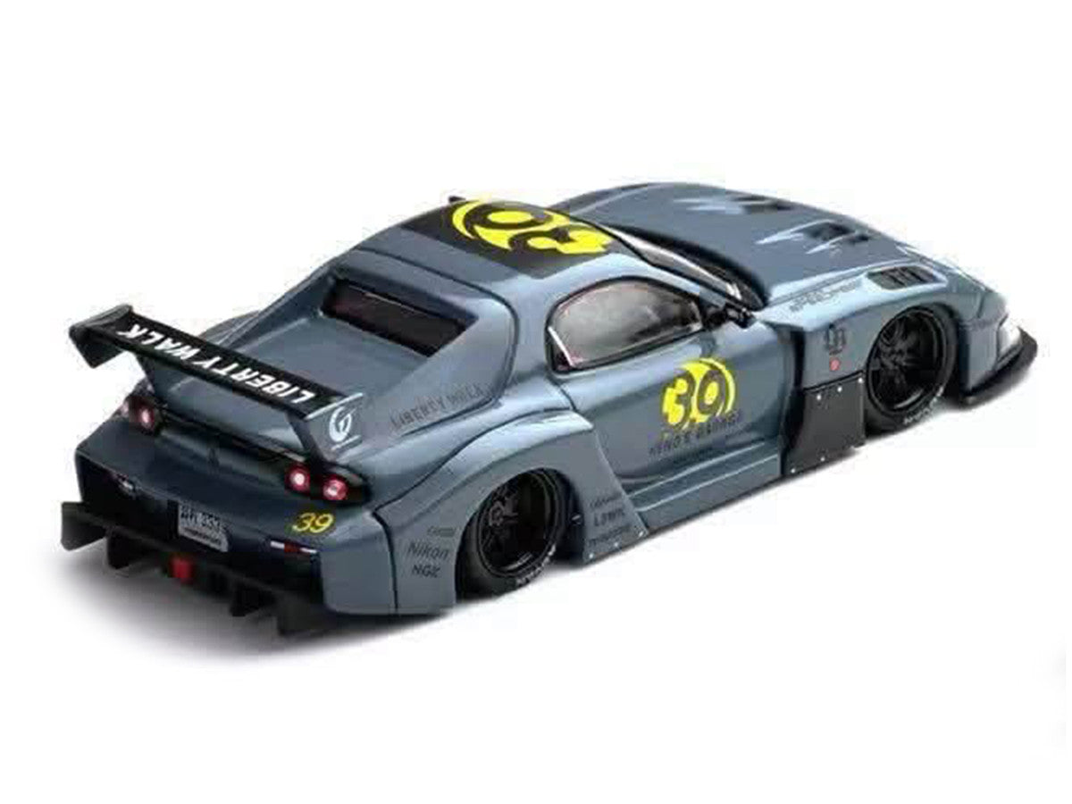 Mazda RX7 (FD3S) LB-Super Silhouette RHD (Right Hand Drive) #39 "Heng's Garage" Gray "Thailand Diecast Expo 2026 Event Edition" 1/64 Diecast Model Car by Inno Models-2
