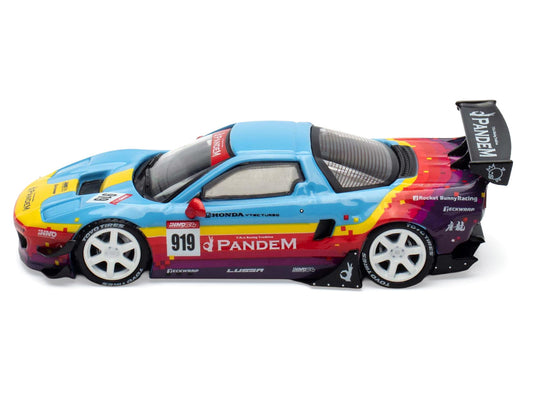Honda NSX (NA1) #919 "Pandem Rocket Bunny" Light Blue with Graphics "APA XPO 2025 Event Edition" 1/64 Diecast Model Car by Inno Models-0