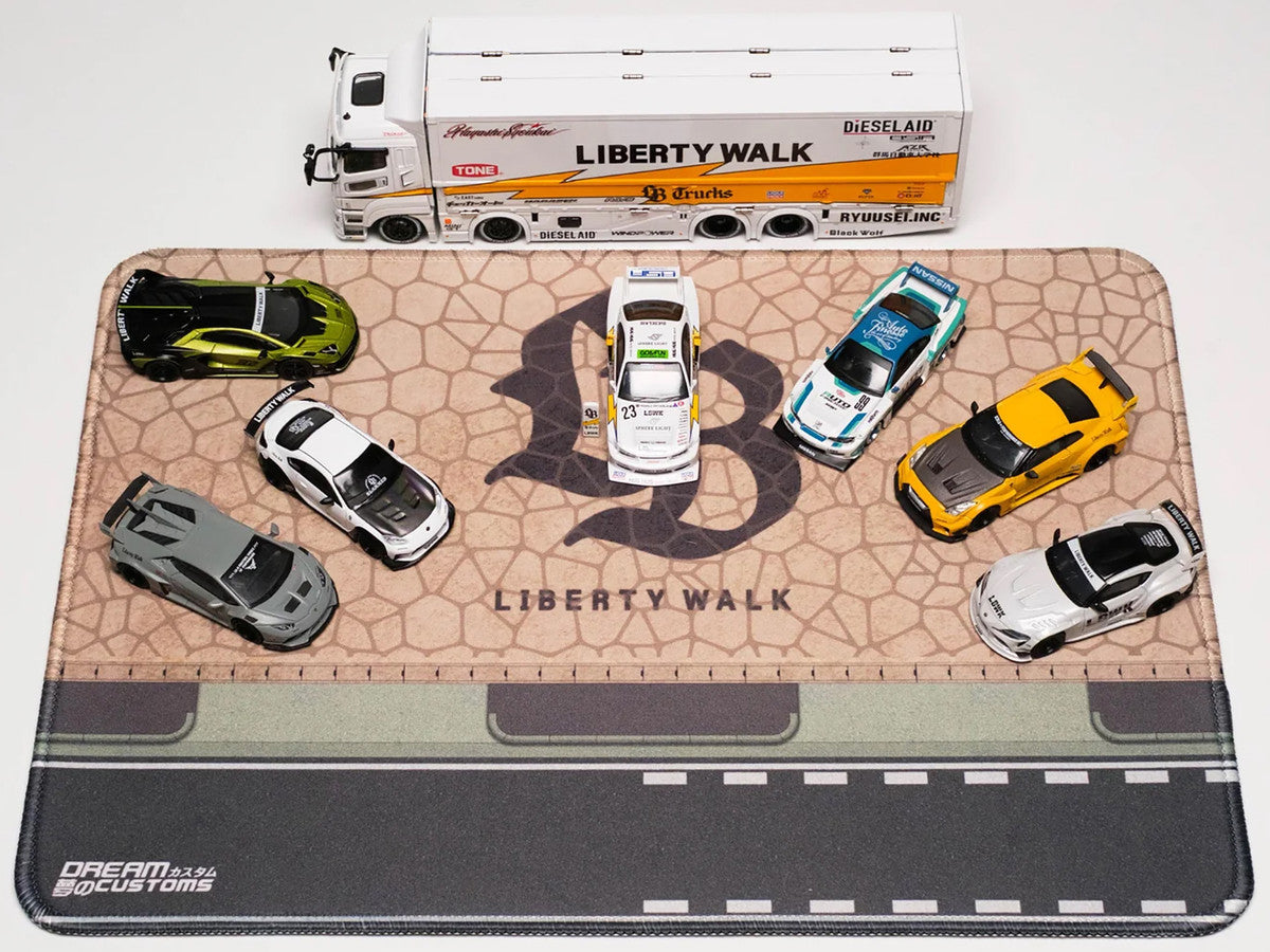 Desktop Display Mat "LB" Logo by Dream Customs-2