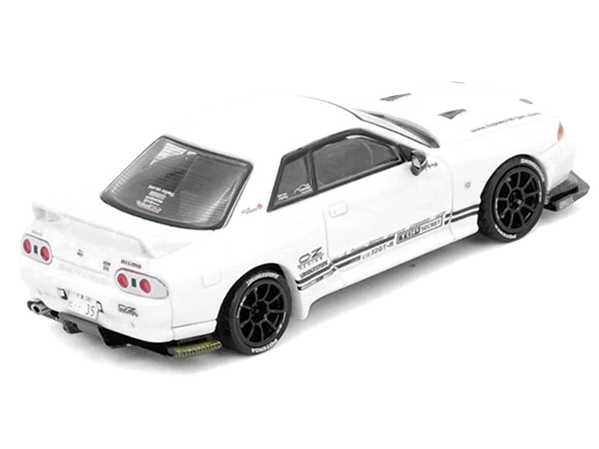 Nissan Skyline "Top Secret" (VR32) GT-R RHD (Right Hand Drive) White 1/64 Diecast Model Car by Inno Models-3