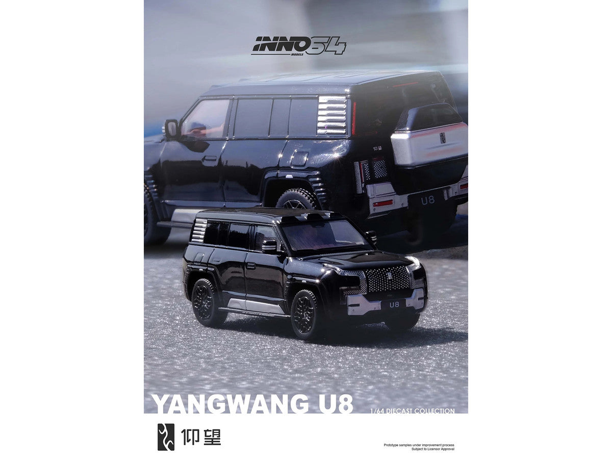 Yangwang U8 Black 1/64 Diecast Model Car by Inno Models-3