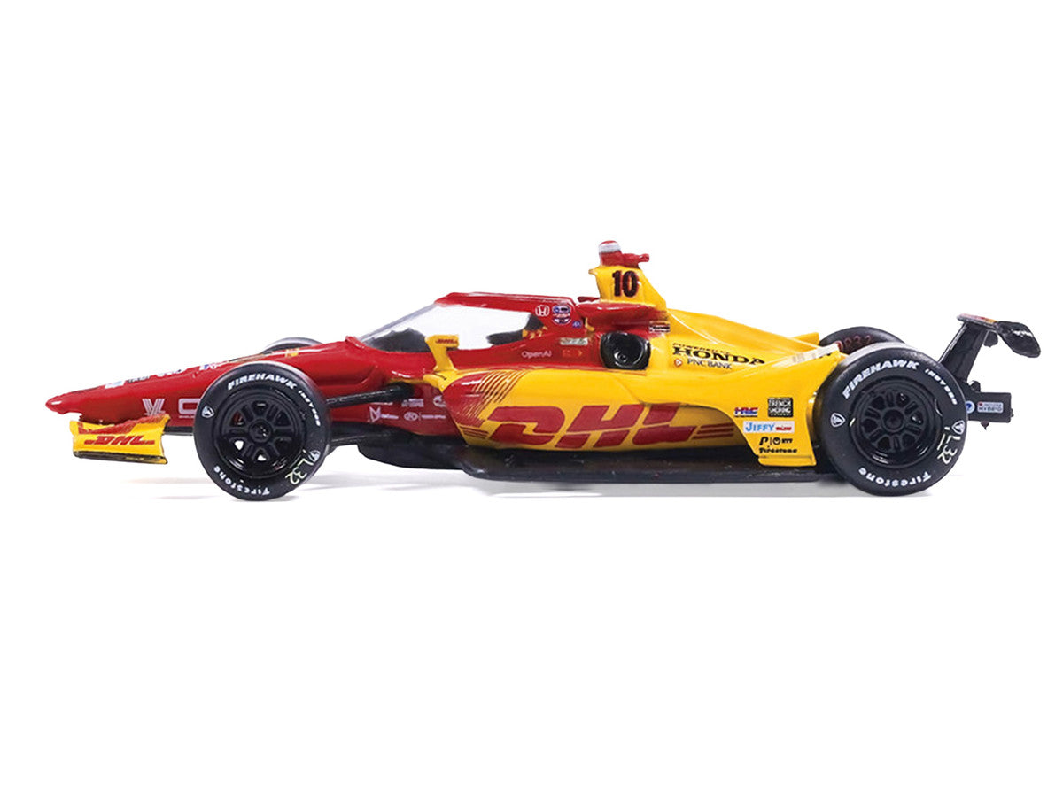 Dallara IndyCar #10 Alex Palou "DHL - Chip Ganassi Racing" Winner "Indianapolis 500" (2025) 1/64 Diecast Model by IXO Models-0