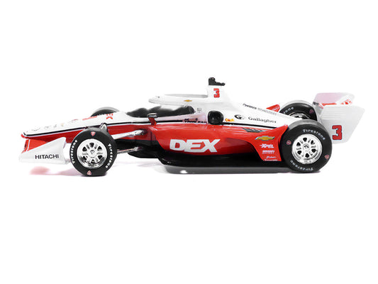 Dallara IndyCar #3 Scott McLaughlin "DEX" Team Penske (Road Course Configuration) "NTT IndyCar Series" (2026) 1/64 Diecast Model by IXO Models-0