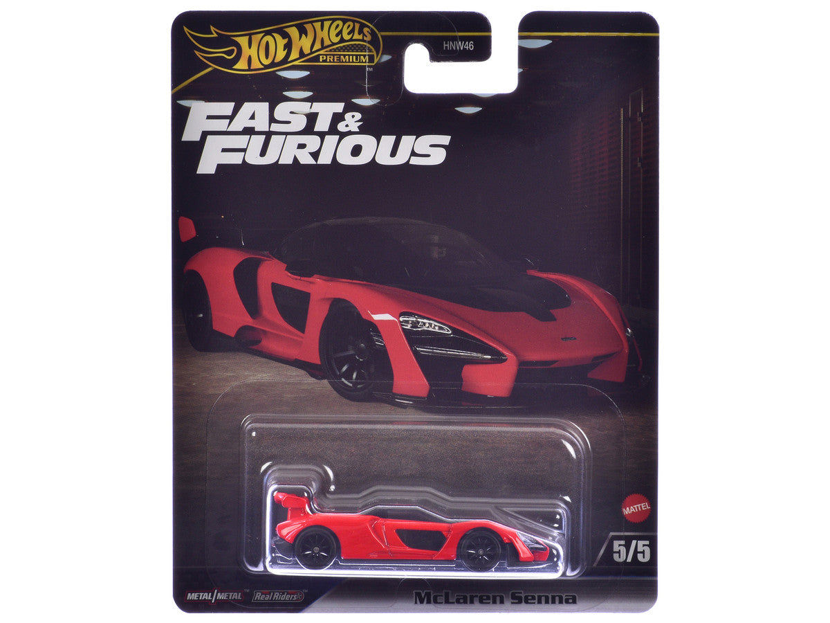 McLaren Senna Red "Fast X" (2023) Movie "Fast & Furious" Series Diecast Model Car by Hot Wheels-1
