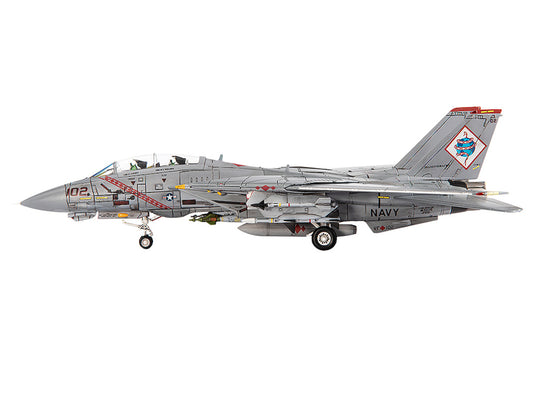 Grumman F-14B Tomcat Fighter Aircraft "VF-102 Diamondbacks Operation Enduring Freedom" (2001) United States Navy 1/72 Diecast Model by JC Wings-0