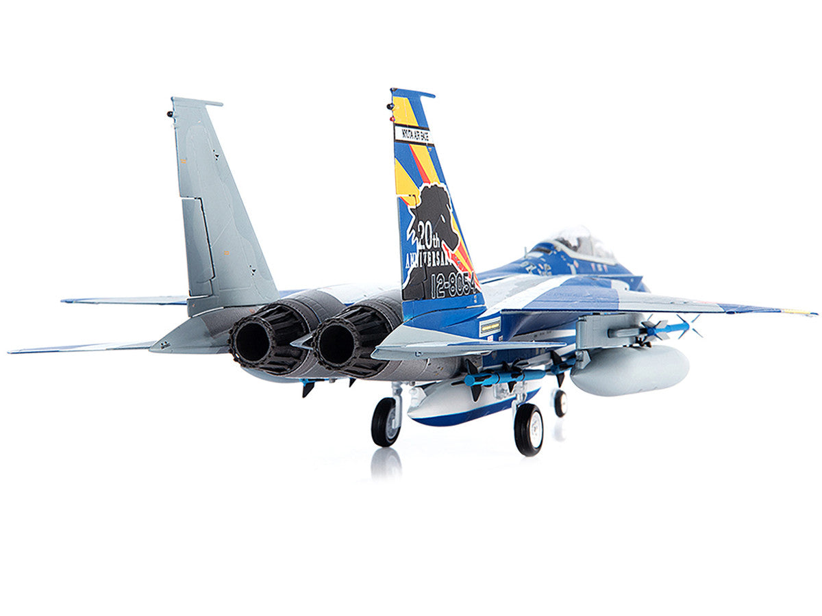 F-15DJ JASDF (Japan Air Self-Defense Force) Eagle Fighter Aircraft "23rd Fighter Training Group 20th Anniversary" with Display Stand Limited Edition to 600 pieces Worldwide 1/72 Diecast Model by JC Wings-2