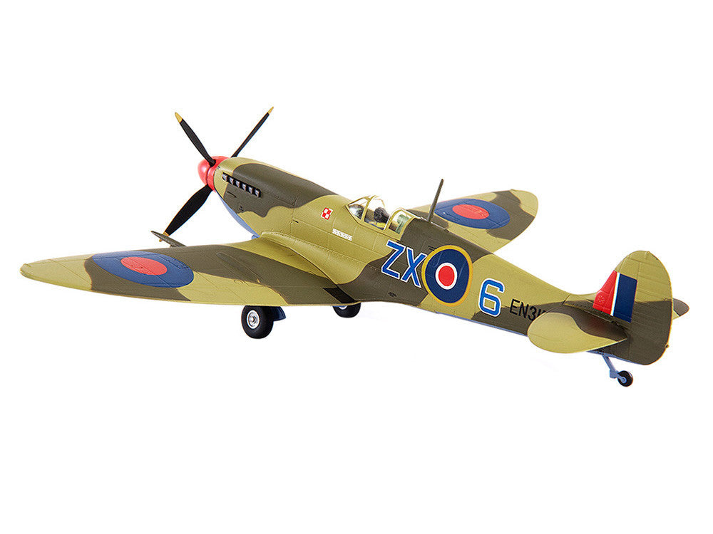 Supermarine Spitfire MK IXC Fighter Aircraft "Royal Air Force Ldr. Stanislav Skalsk Polish Combat Team North Africa" (1943) 1/72 Diecast Model by JC Wings-2