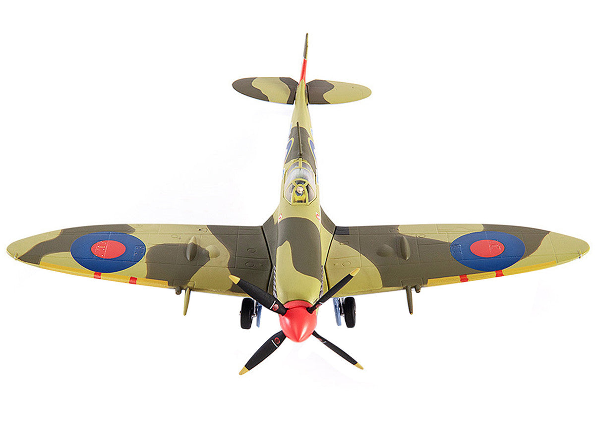 Supermarine Spitfire MK IXC Fighter Aircraft "Royal Air Force Ldr. Stanislav Skalsk Polish Combat Team North Africa" (1943) 1/72 Diecast Model by JC Wings-3