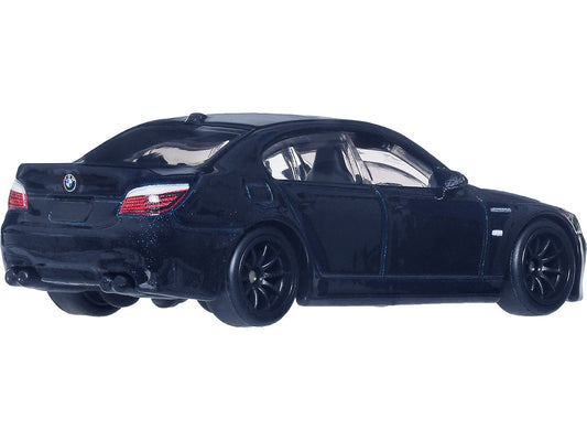 2010 BMW M5 Dark Blue Metallic "Fast & Furious 6" (2013) Movie "Fast & Furious" Series Diecast Model Car by Hot Wheels-0