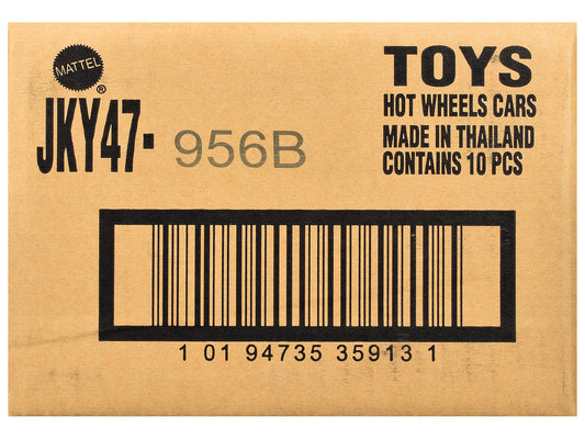 "Pantone" 10 piece Set B "Silver Series" Diecast Model Cars by Hot Wheels-0
