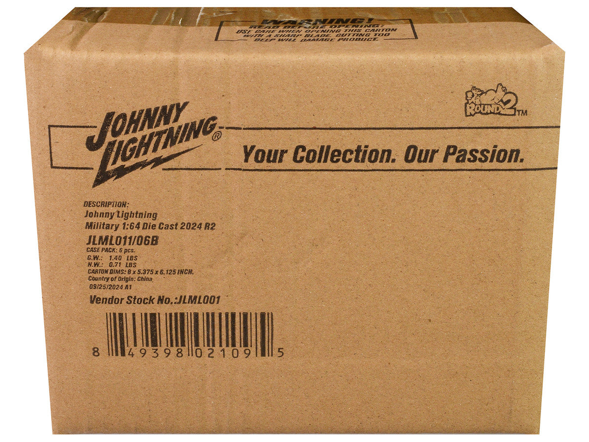 "Military" Set B of 6 pieces 2024 Release 2 Limited Edition Diecast Models by Johnny Lightning-2