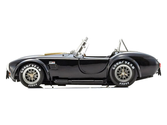 Shelby Cobra 427 S/C Black with Gold Stripes 1/18 Diecast Model Car by Kyosho-0