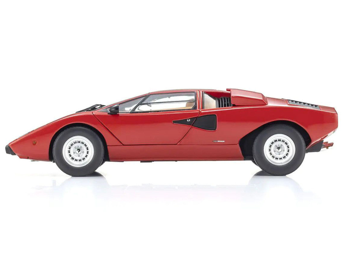 Lamborghini Countach LP 400 Red 1/18 Diecast Model Car by Kyosho-1