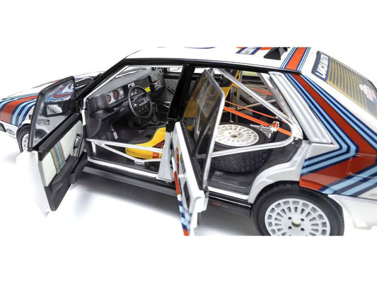 Lancia Delta HF 4WD #3 Juha Kankkunen - Juha Piironen "Martini Racing" Winner "Olympus Rally" (1987) 1/18 Diecast Model Car by Kyosho-0