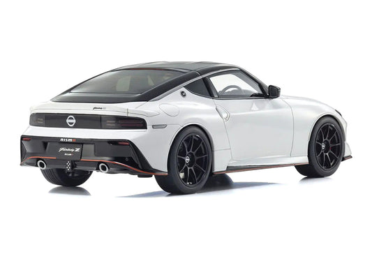 Nissan Fairlady Z NISMO RHD (Right Hand Drive) White with Black Top 1/18 Model Car by Kyosho-0