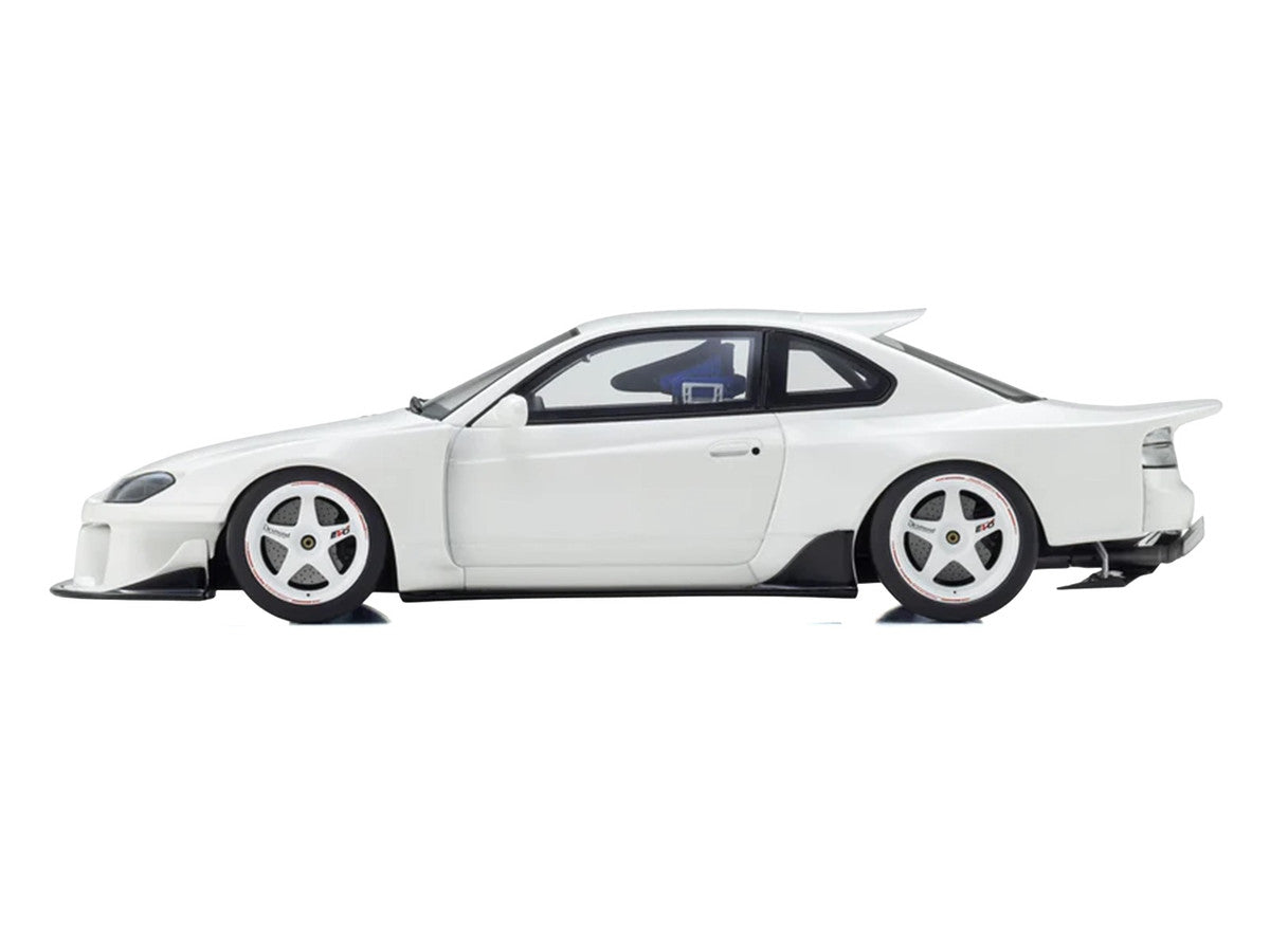 Nissan Silvia (S15) "Khyzyl Saleem" White 1/18 Model Car by Kyosho-2