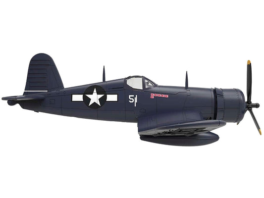 Vought F4U-1D Corsair Fighter Aircraft "Robert Wade VMF-323 Death Rattlers Yontan Airfield Okinawa" (1945) United States Marine Corps "Planes of World War II" Series 1/72 Diecast Model Airplane by Luppa-0