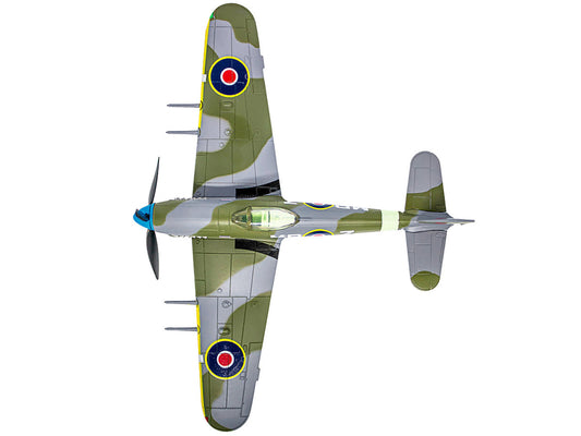 Hawker Typhoon Mk IB Fighter-Bomber Aircraft "No. 245 (Northern Rhodesian) Squadron" Royal Air Force (1942) "Planes of World War II" Series 1/72 Diecast Model Airplane by Luppa-0
