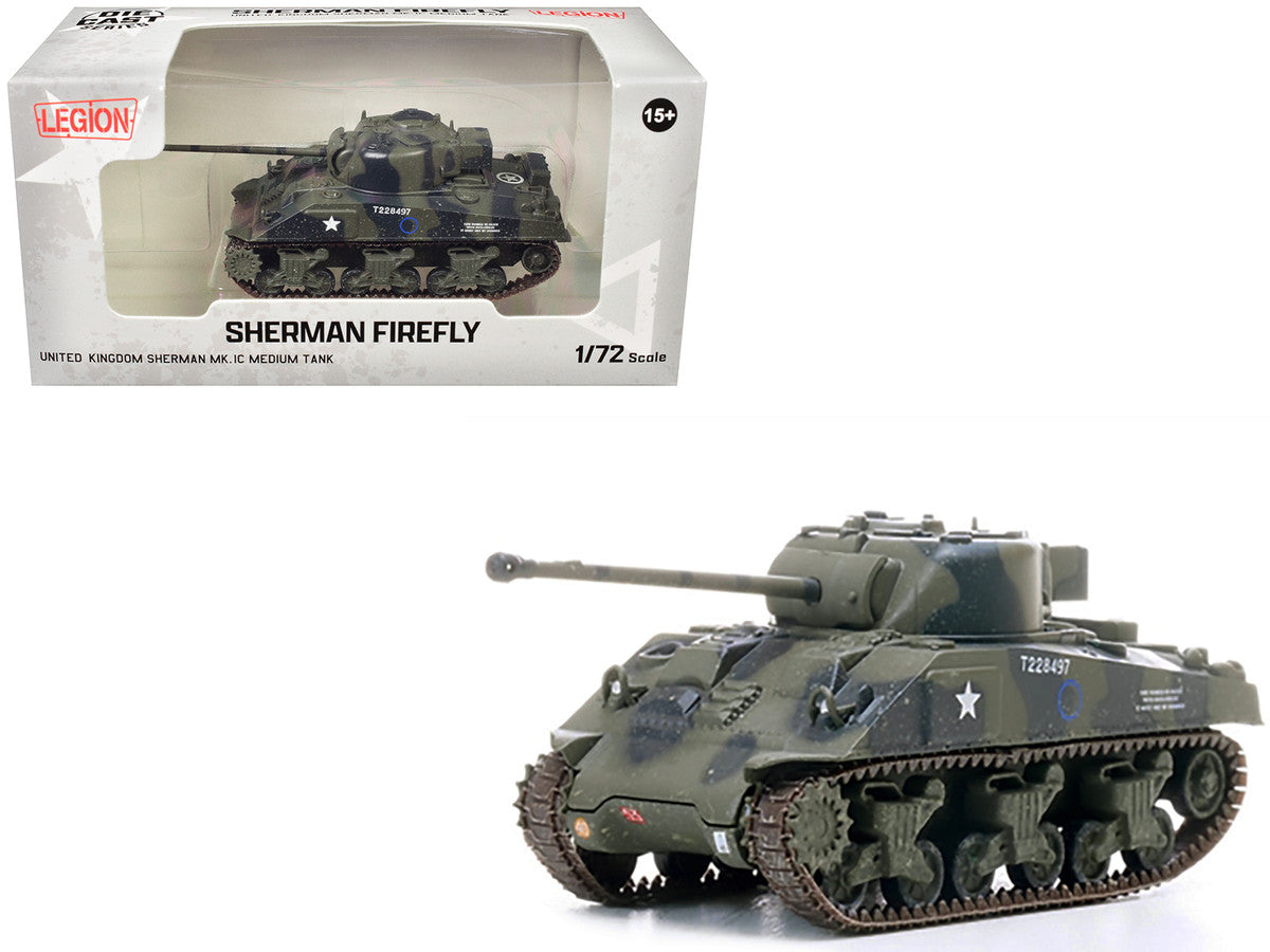 Sherman Firefly Mk.VC Medium Tank "Polish 1st Armoured Division Black Devils Battle of Falaise France" (1944) Polish Armed Forces in the West 1/72 Diecast Model by Legion-4
