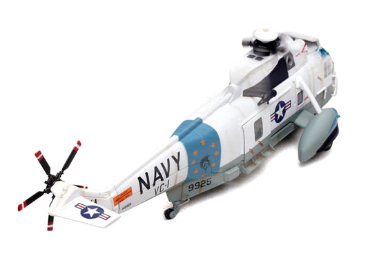 Sikorsky SH-3G Sea King Helicopter "149925/UA 26 Fleet Composite Squadron 1 Blue Alii NAS Barbers Point Hawaii" (1970s) United States Navy 1/72 Diecast Model by Legion-0