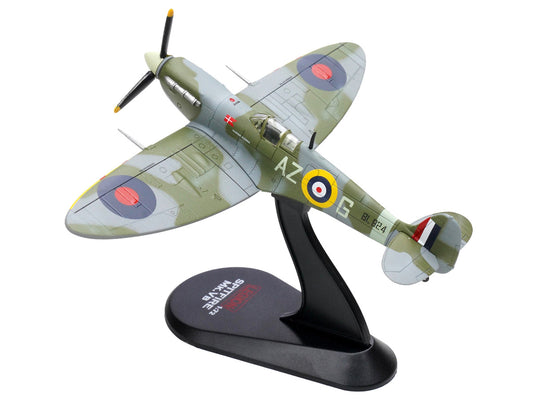 Supermarine Spitfire Mk Vb Fighter Aircraft "BL924 Pilot Officer Aksel Svendsen Danish Presentation Spitfire Valdemar Atterdag No. 234 Madras Presidency Squadron" (1942) Royal Air Force 1/72 Diecast Model by Legion-0