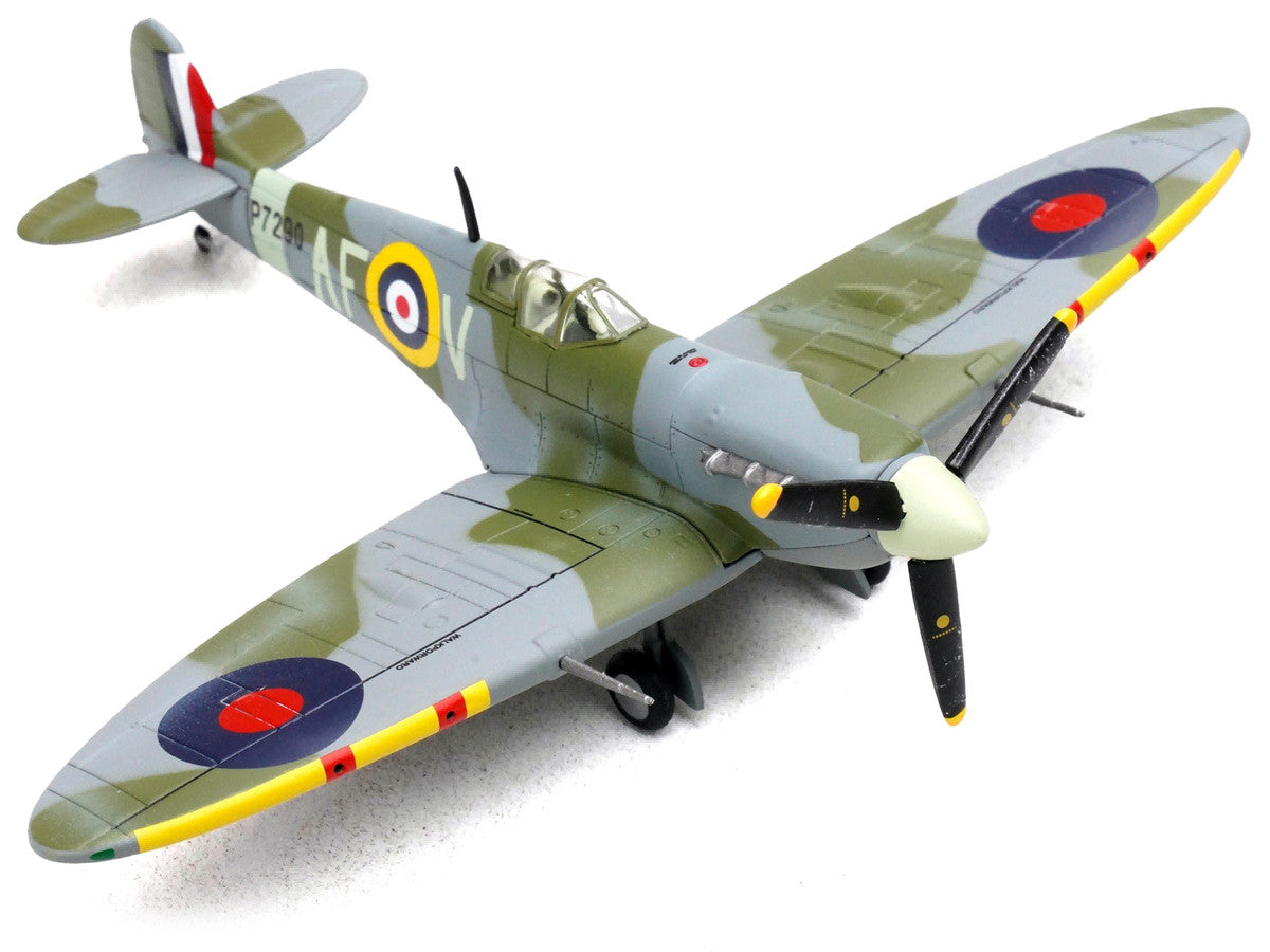 Supermarine Spitfire Mk IIa Fighter Aircraft "P7290 Air Fighting Development Unit RAF Duxford" (1942) Royal Air Force 1/72 Diecast Model by Legion-3