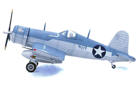 Vought F4U-1A Corsair Fighter Aircraft "Marines Dream Capt. Edwin Olander VMF-214 Black Sheep Vella Lavella Solomon Islands" (1943) United States Marine Corps 1/72 Diecast Model by Legion-0