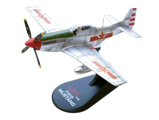 North American P-51K Mustang Aircraft "Captured from Chinese Nationalist Forces Chinese People's Revolution Military Museum" (1949) People's Liberation Army Air Force 1/72 Diecast Model Airplane by Legion-0