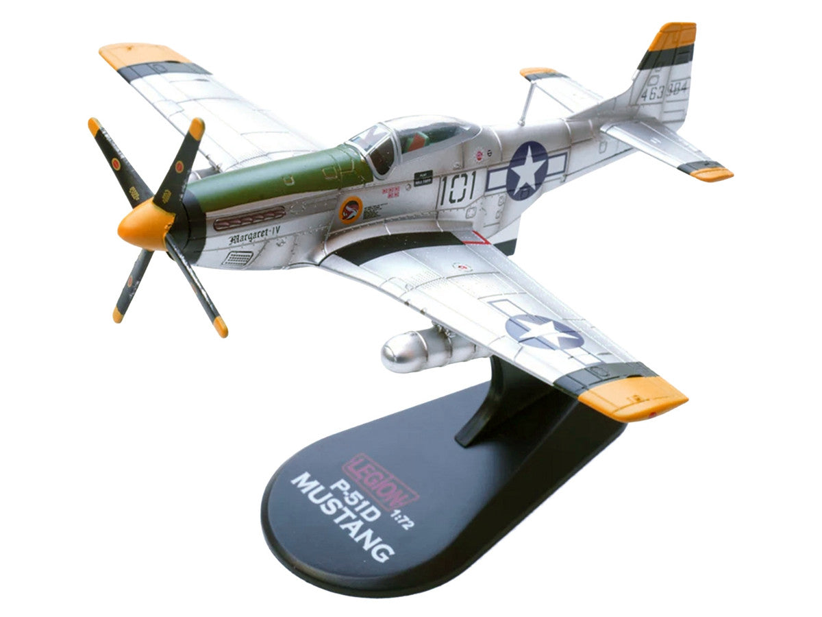 North American P-51D Mustang Aircraft "Margaret IV James Tapp 78th Fighter Squadron 15th Fighter Group Twentieth Air Force Iwo Jima" (1945) United States Army Air Forces 1/72 Diecast Model Airplane by Legion-1