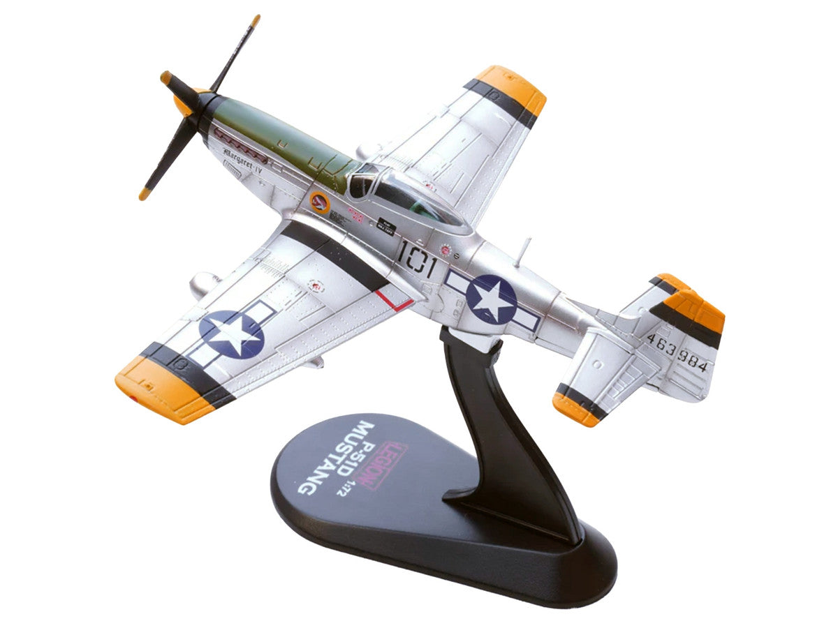 North American P-51D Mustang Aircraft "Margaret IV James Tapp 78th Fighter Squadron 15th Fighter Group Twentieth Air Force Iwo Jima" (1945) United States Army Air Forces 1/72 Diecast Model Airplane by Legion-3