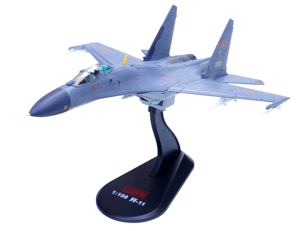 Shenyang J-11B Yinglong Aircraft "61021 Northern Theater Command" (2019) People's Liberation Army Air Force 1/100 Diecast Model Airplane by Legion-4