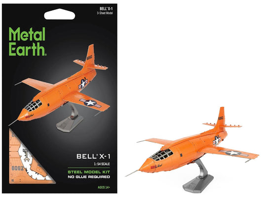Model Kit Bell X-1 Aircraft "United States Air Force" (Moderate Difficulty) Steel Model by Metal Earth-0