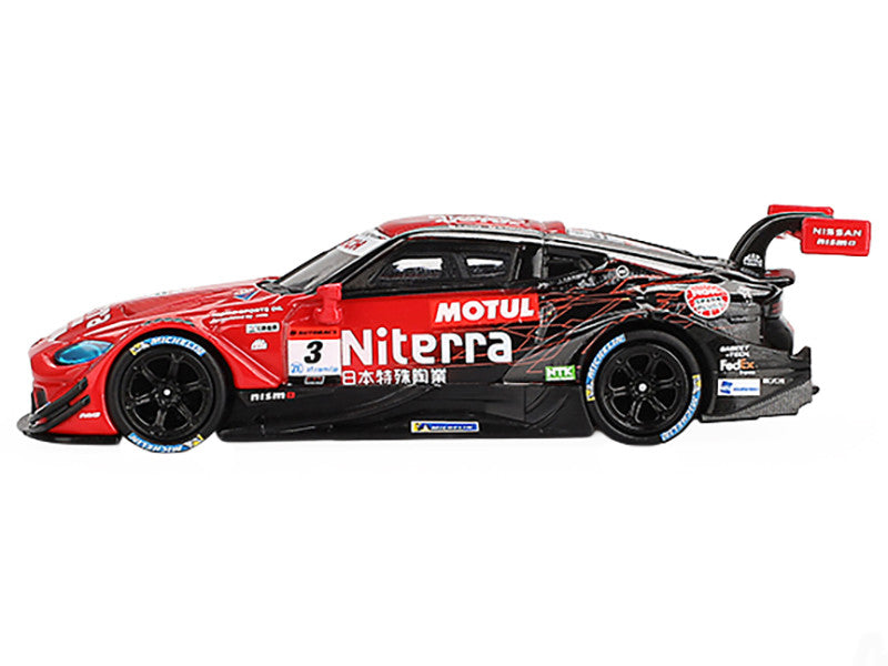 Nissan Z GT500 #3 Katsumasa Chiyo - Mitsunori Takaboshi "Niterra MOTUL Z - NDDP Racing" "Super GT Series" (2023) Limited Edition 1/64 Diecast Model Car by Mini GT-0