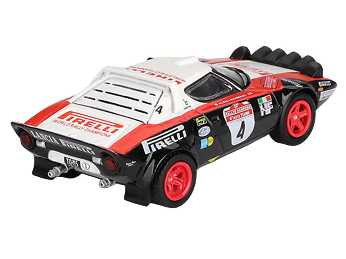 Lancia Stratos HF #4 Markku Alen - Ilkka Kivimaki Winner "Rally Sanremo" (1978) Limited Edition 1/64 Diecast Model Car by Mini GT-1