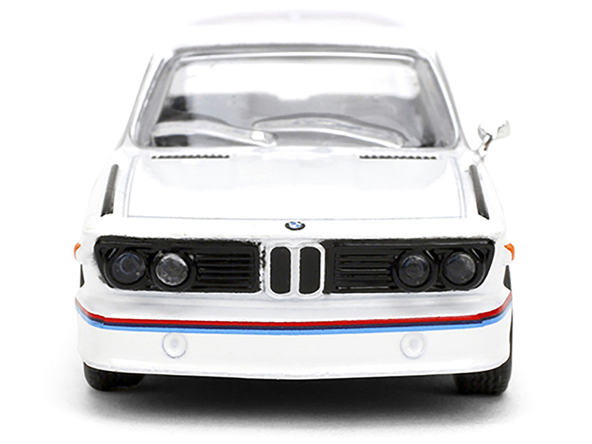 1975 BMW 3.0 CSL White with Red and Blue Stripes "Collection" Series 1/64 Diecast Model Car by Majorette-2