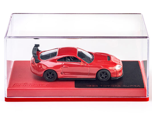 1995 Toyota Supra RHD (Right Hand Drive) Red "Collection" Series 1/64 Diecast Model Car by Majorette-0